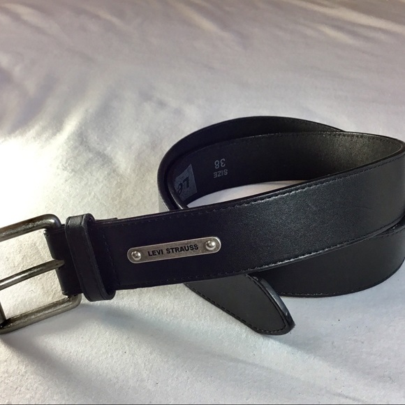 Levi Strauss Black Belt Size 38, Casual - Picture 1 of 2